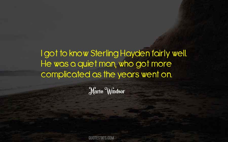 Quotes About Quiet Man #975071
