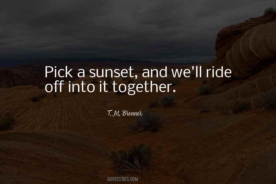 Quotes About Sunset With Love #979966