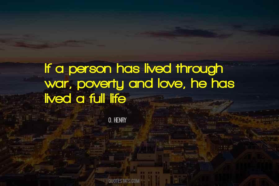 Quotes About Poverty And Love #1536964