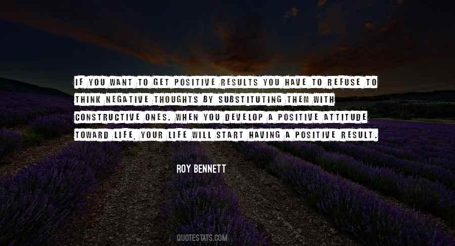 Quotes About Positive Results #515396