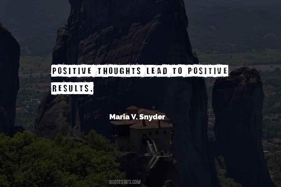 Quotes About Positive Results #6114