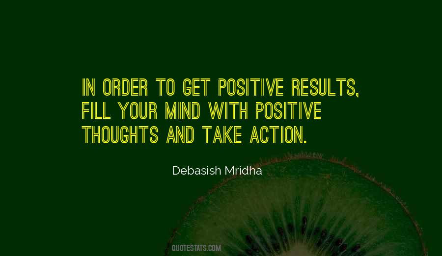 Quotes About Positive Results #710905