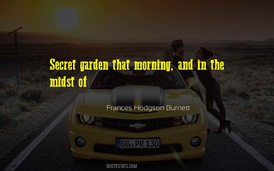 Quotes About A Secret Garden #1256927