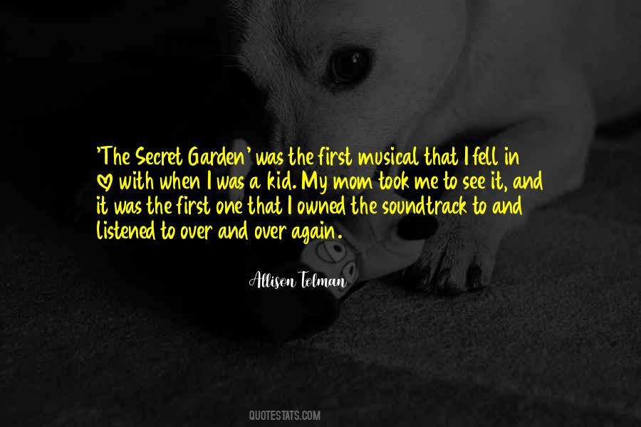 Quotes About A Secret Garden #1400669