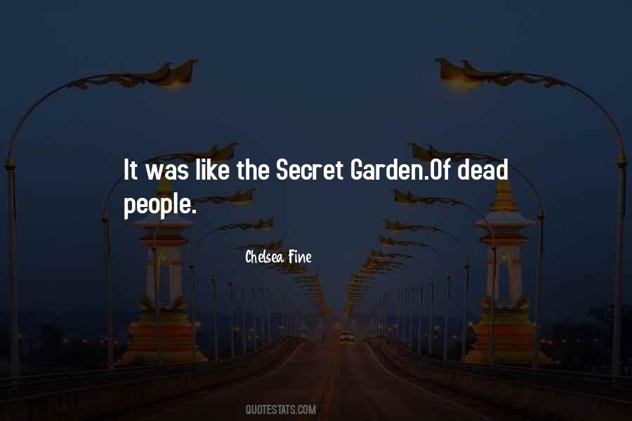 Quotes About A Secret Garden #321180