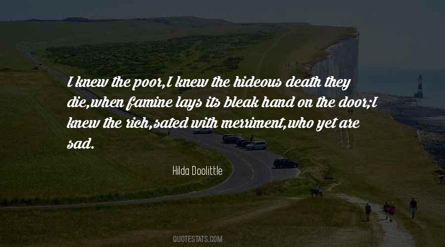 Quotes About Famine #1357377