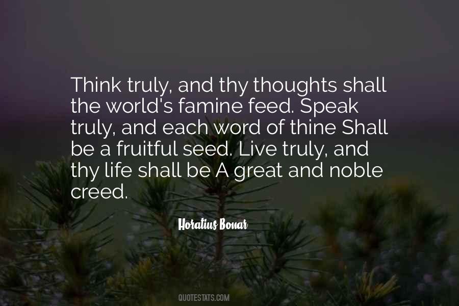 Quotes About Famine #1381303
