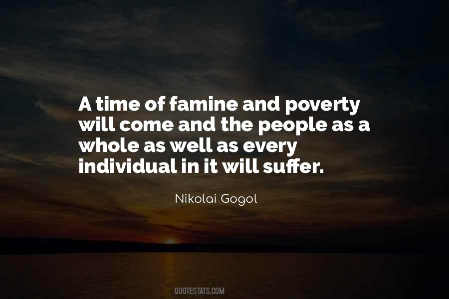 Quotes About Famine #1644635