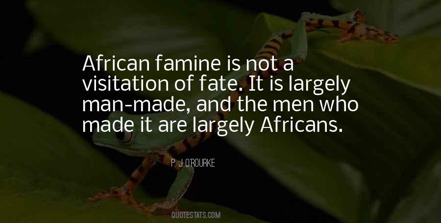 Quotes About Famine #1813685