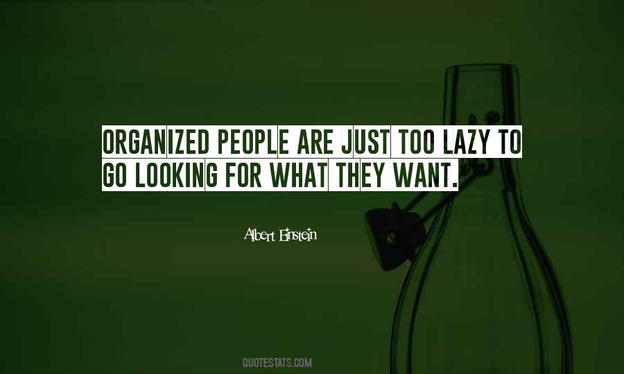 Organized People Quotes #1240900