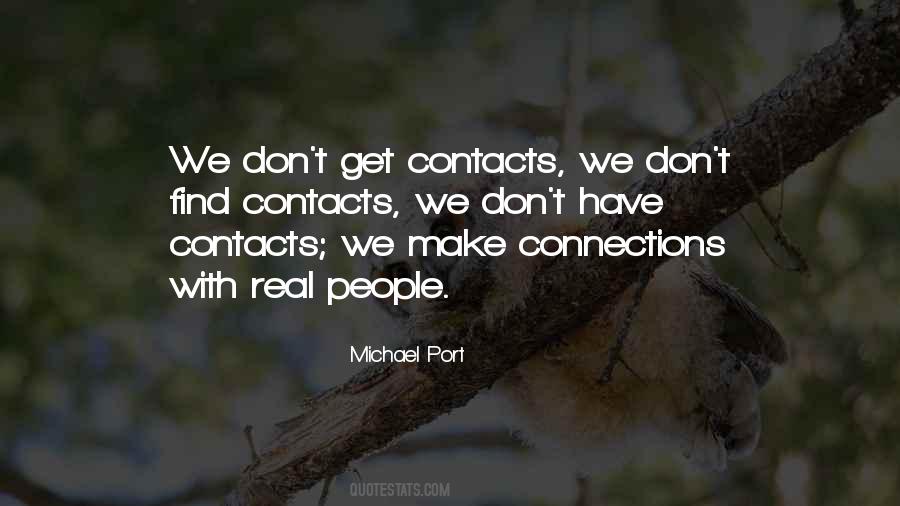 Real Connections Quotes #1446754