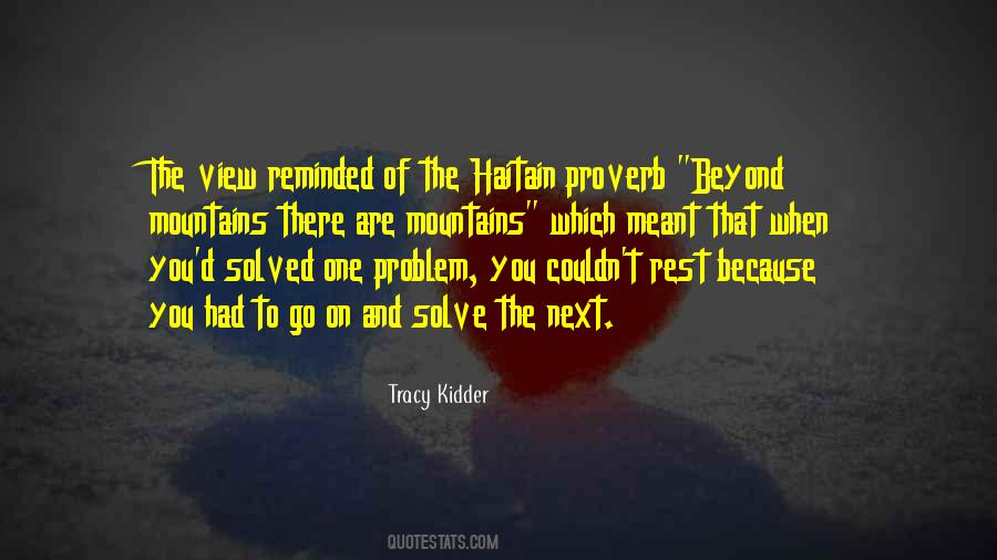 Quotes About Mountains View #1772285