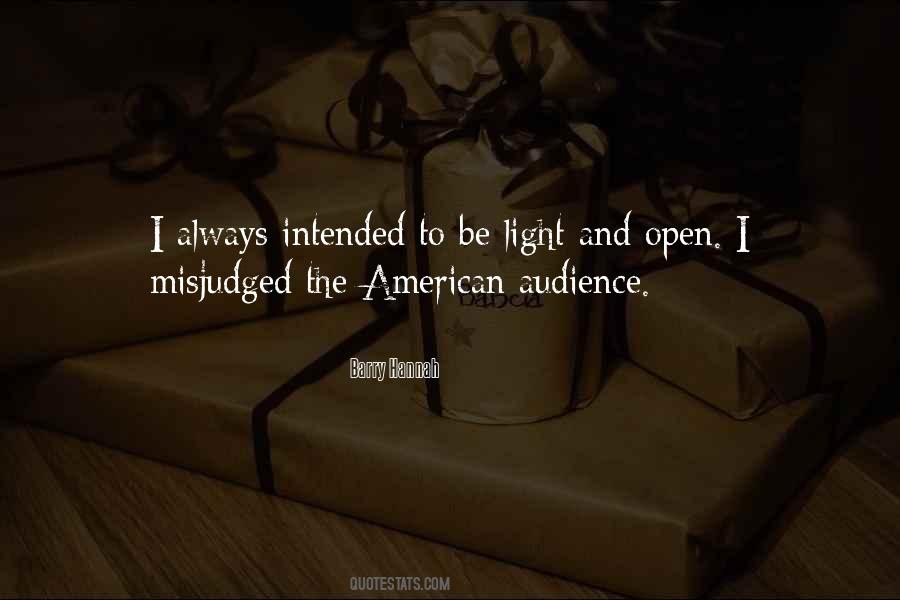 Intended Audience Quotes #1002242