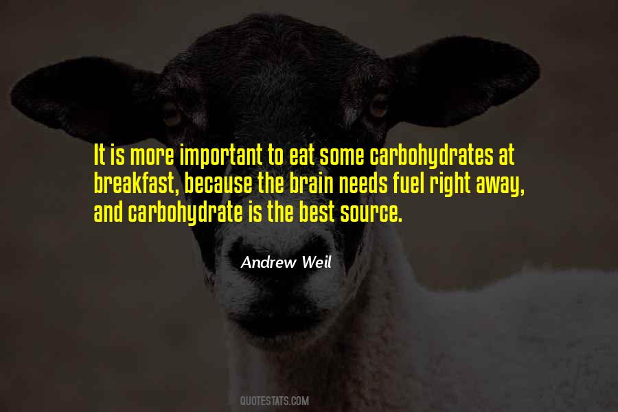 Quotes About Carbohydrates #1310999