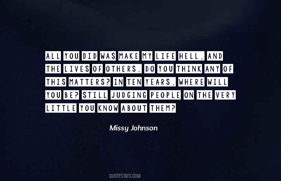 Quotes About Others Judging You #1019546