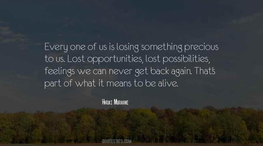 Quotes About Losing Something #62314
