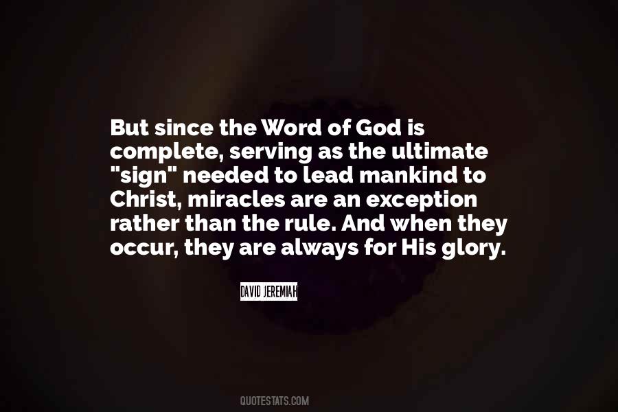 Quotes About Miracles Of God #1247894