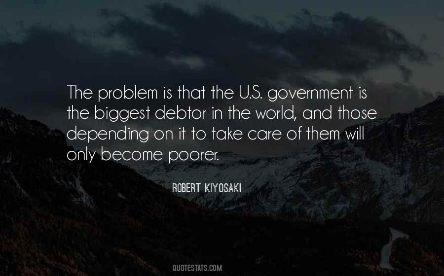 Quotes About Depending On The Government #1852264
