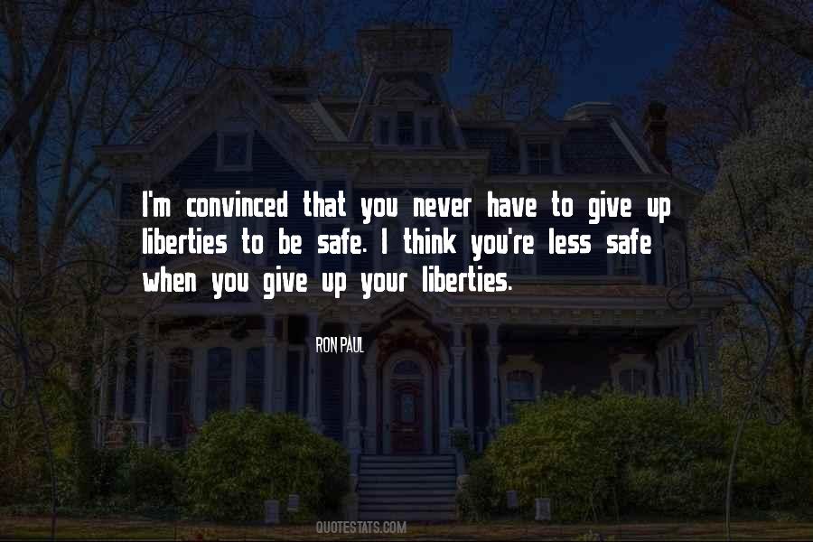 Quotes About Be Safe #1345551