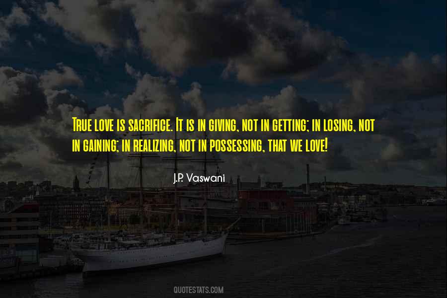 Quotes About Realizing True Love #596612