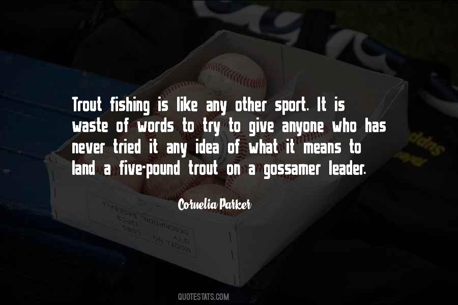 Quotes About Trout Fishing #1865601