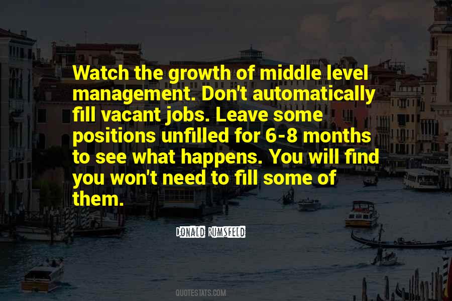 Quotes About Middle Management #189120