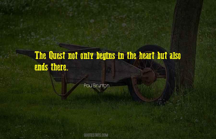 Heart Quest Quotes #1847896
