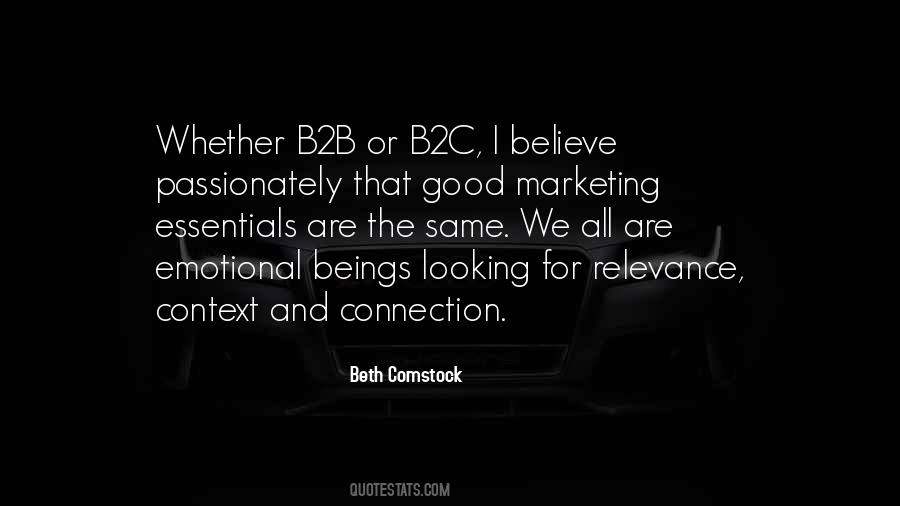 Quotes About B2b #1843790