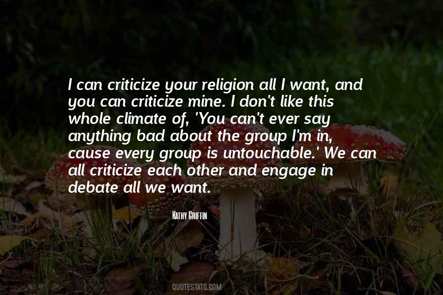 Quotes About Religion Is Bad #1643836