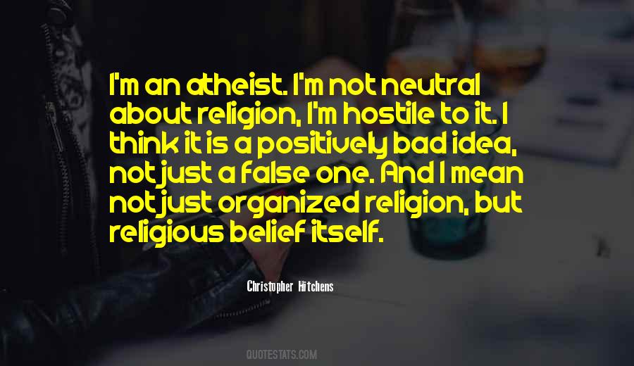 Quotes About Religion Is Bad #892549