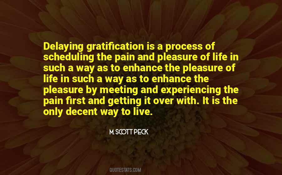 Quotes About Delaying Gratification #383074