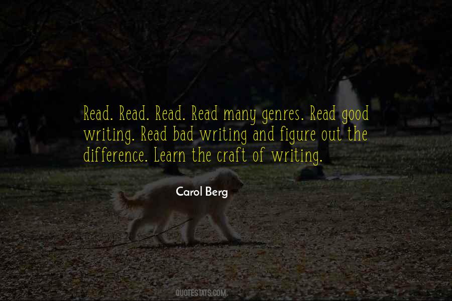 Quotes About Good And Bad Writing #1387506