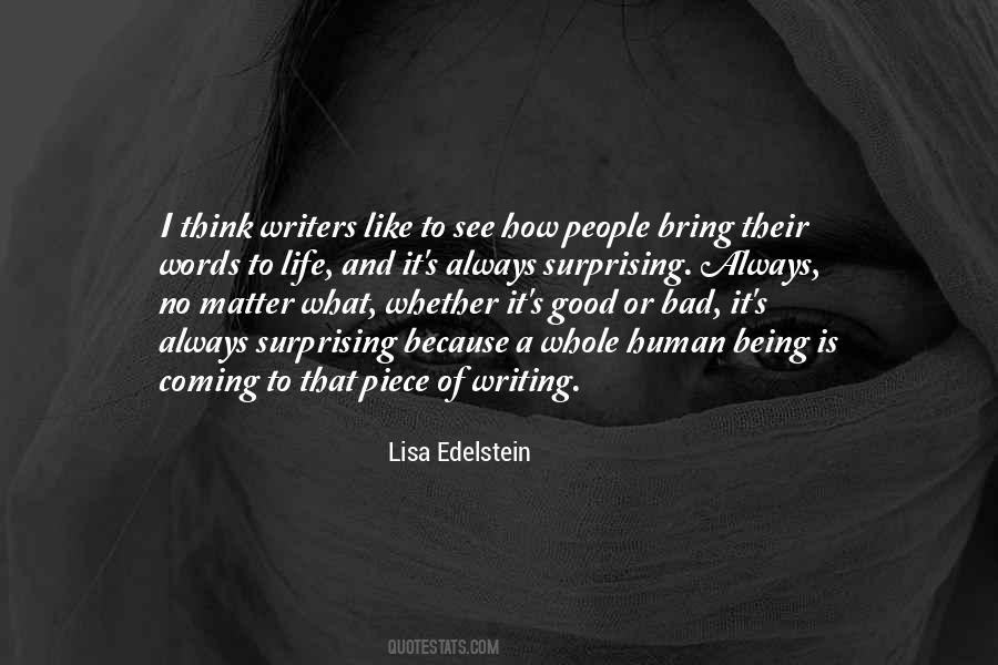 Quotes About Good And Bad Writing #422953