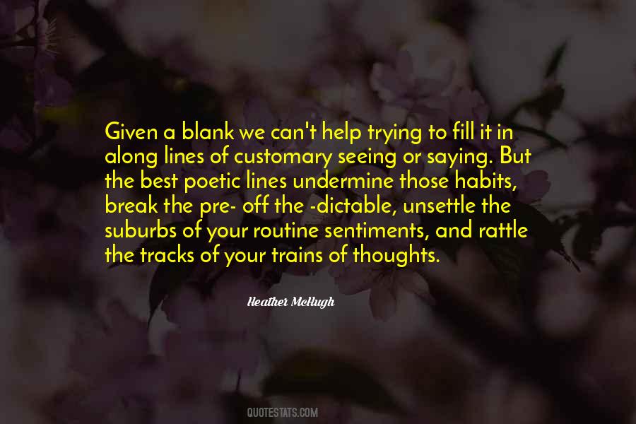 Quotes About Train Of Thought #195333