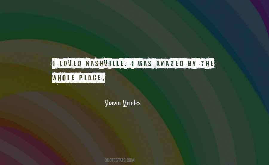 Quotes About Nashville #1061388