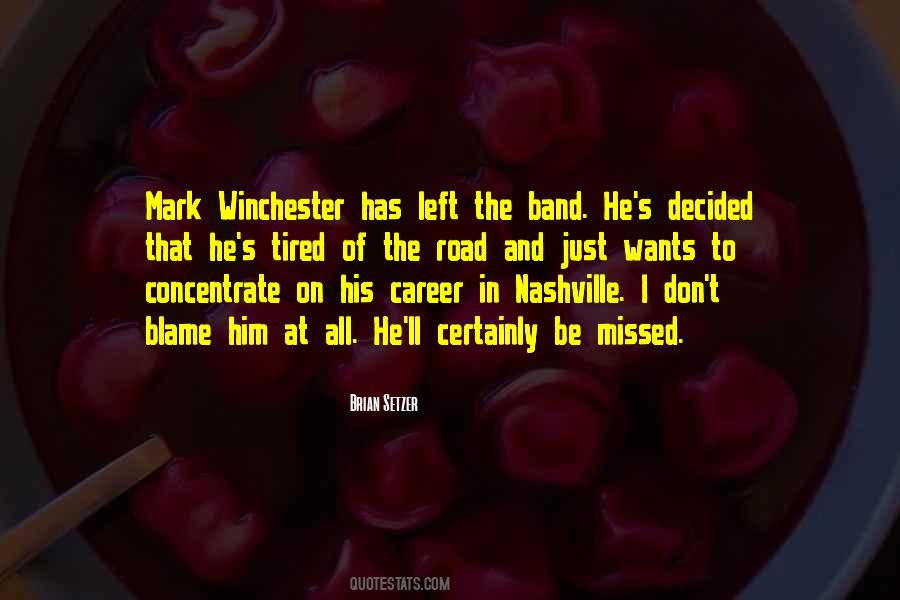 Quotes About Nashville #1116487