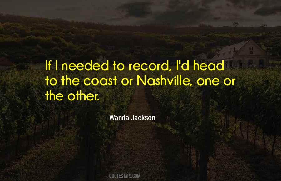 Quotes About Nashville #1138425