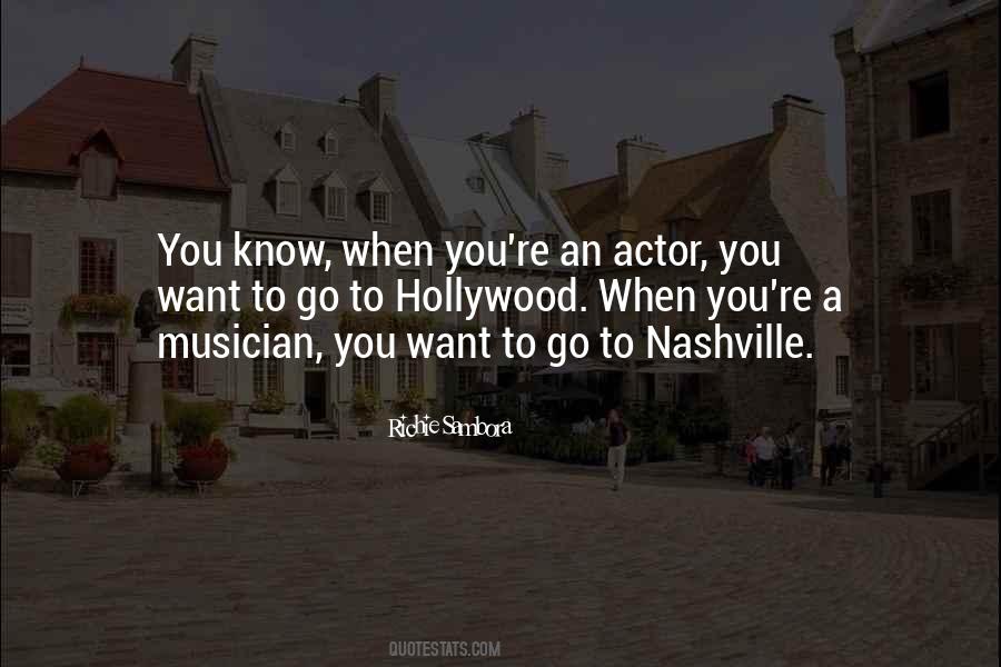 Quotes About Nashville #1176328