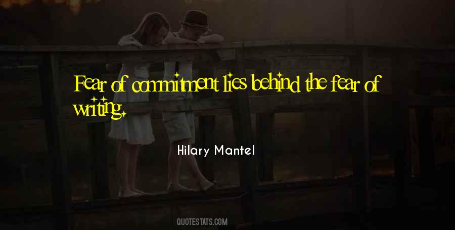 Quotes About Fear Of Commitment #758794