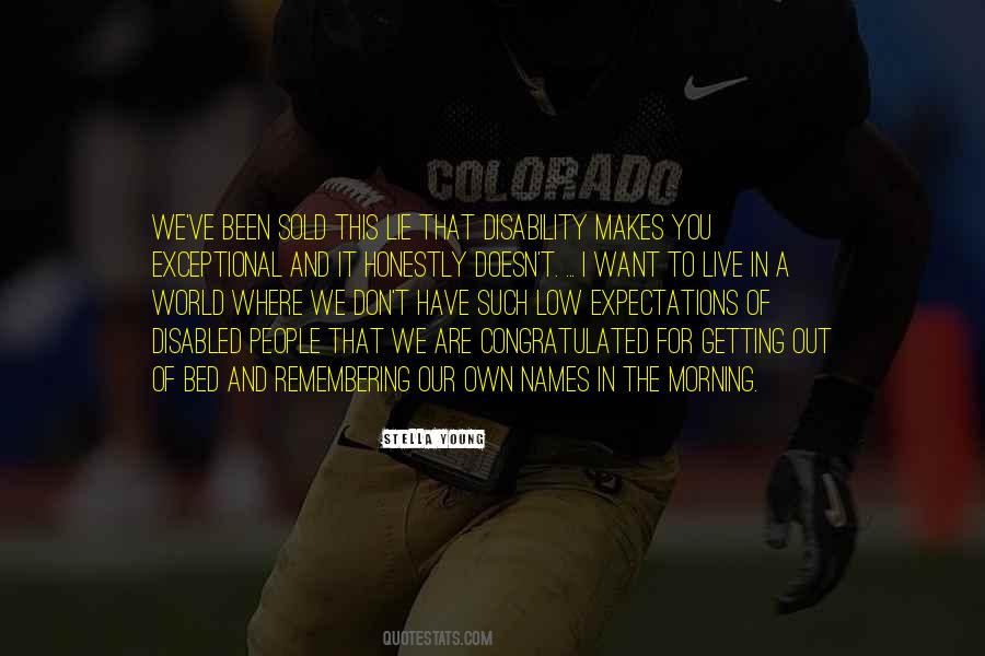 Quotes About Having Low Expectations #434610