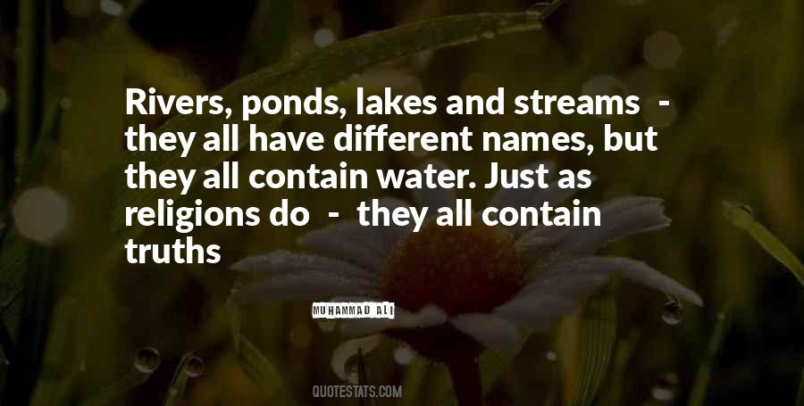 Quotes About Lakes And Rivers #1684467