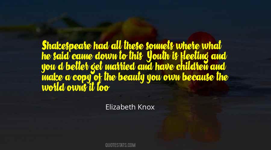 Quotes About The Beauty Of Youth #1673565