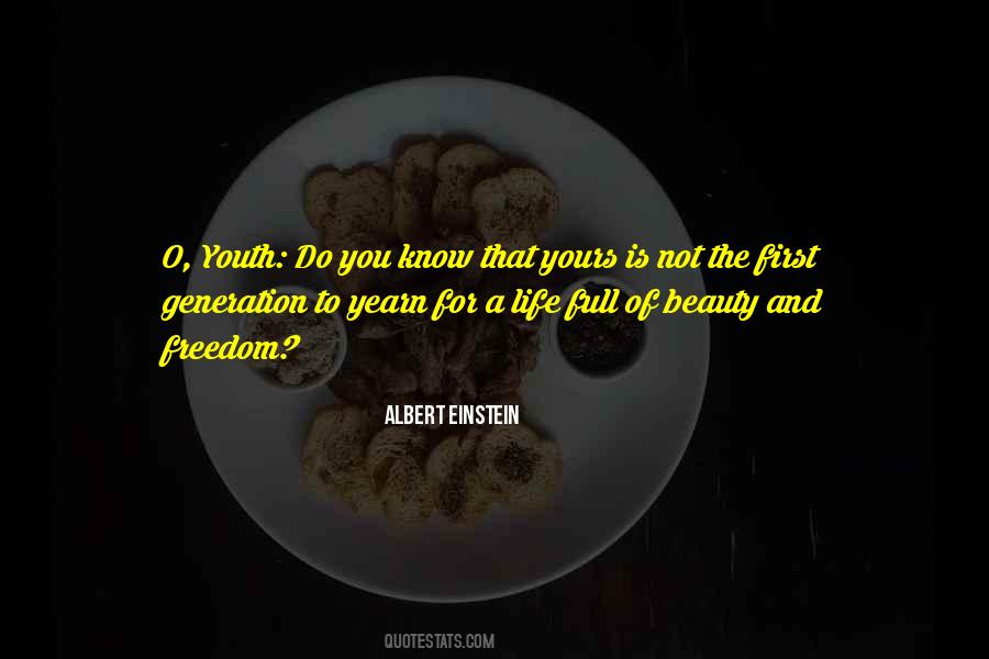 Quotes About The Beauty Of Youth #886503