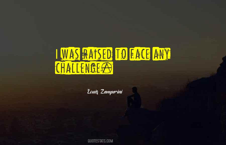 To Face Challenges Quotes #168211