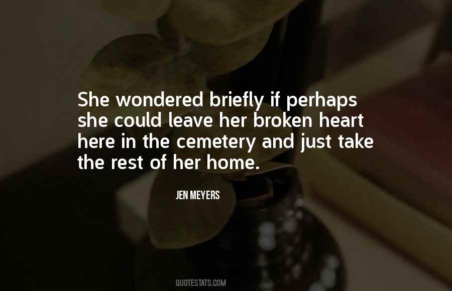 Quotes About The Cemetery #2122