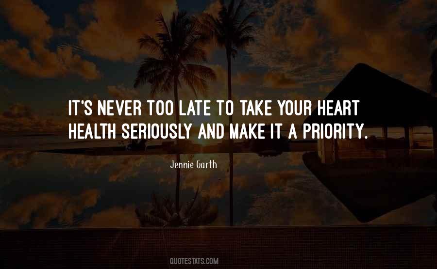 Quotes About Heart Health #1593435