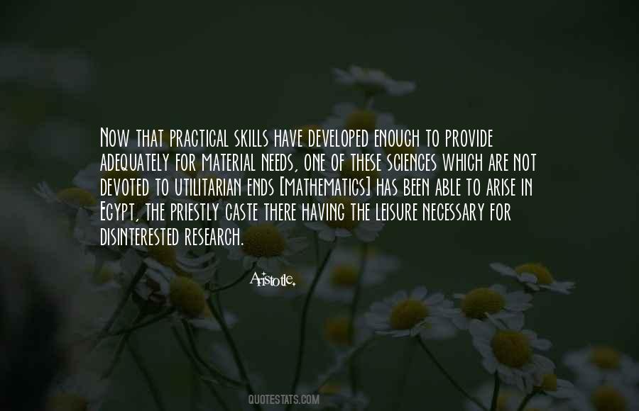 Quotes About Practical Skills #1356547
