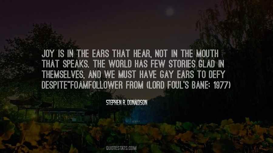 Quotes About Foul Mouth #1525928