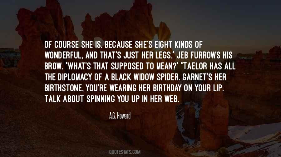 Quotes About Black Widow #621442