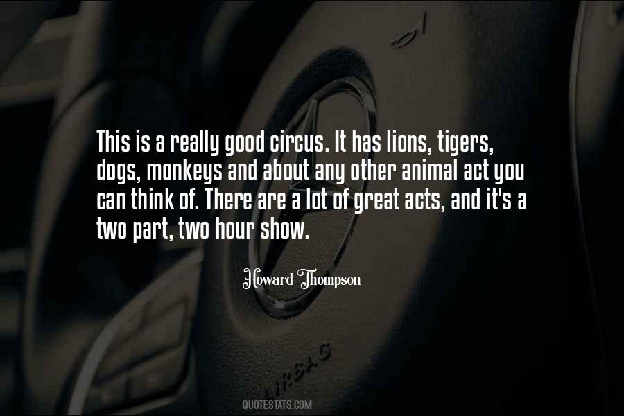 Quotes About Tigers And Lions #26713